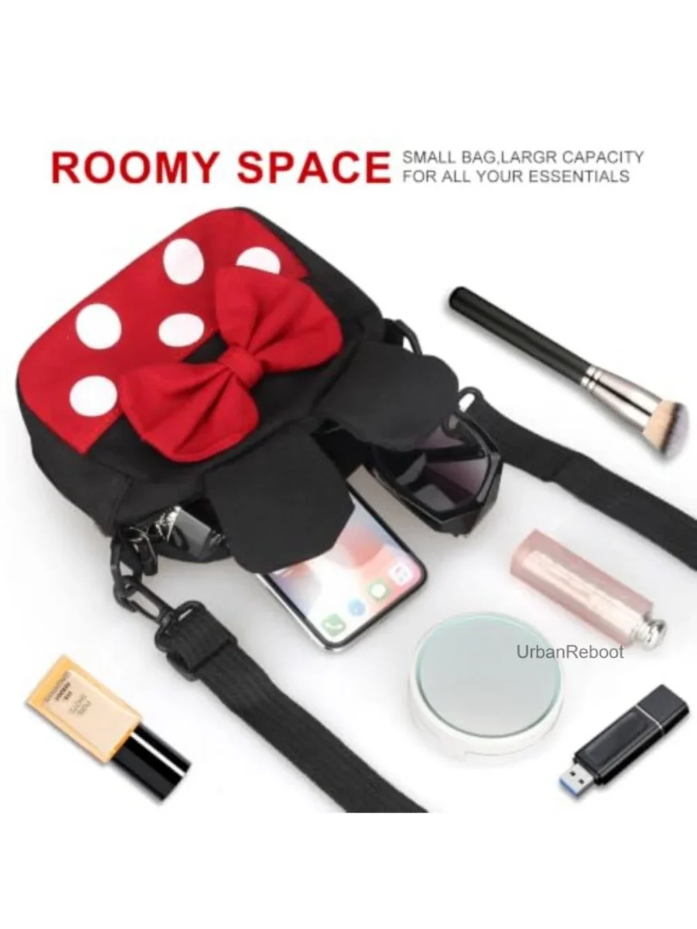 Toddler Girls Canvas Crossbody Purse Mini Cartoon Bag